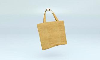 maquette de sac en toile fourre-tout photo