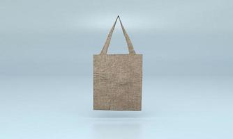 maquette de sac en toile fourre-tout photo