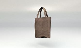 maquette de sac en toile fourre-tout photo