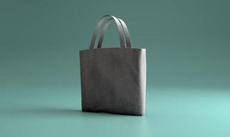 maquette de sac en toile fourre-tout photo