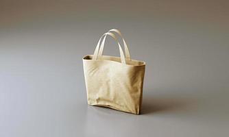 maquette de sac en toile fourre-tout photo