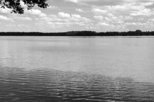 noir et blanc magnifique ciel Contexte photo