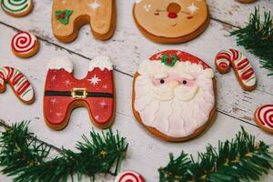Noël coloré biscuits pour Contexte photo
