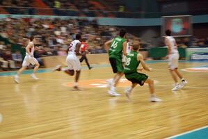 vue du match de basket photo