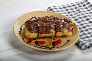 savoureux délicieux Pâtisserie avec Chocolat photo