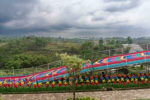 malang, Indonésie - novembre dix 2023 - malang pays de rêve est une Nouveau famille touristique attraction dans le poncokusumo zone, Indonésie photo