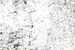 grunge Contexte de noir et blanche. abstrait de fissures, puces, point isolé sur transparent Contexte png déposer. photo