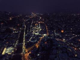 vue aérienne de la ville photo