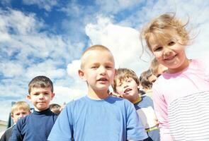 enfant dans préscolaire photo