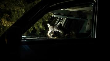 ai généré transport conduite véhicule chauffeur adulte voyage animal la personne mammifère blanc caucasien photo