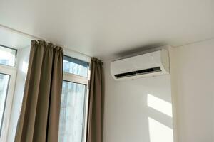 air Conditionneur sur mur Contexte photo