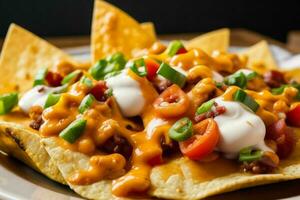 ai généré Nachos. pro photo