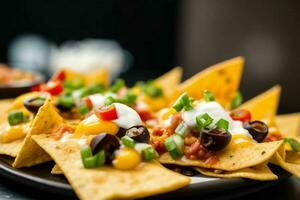 ai généré Nachos. pro photo