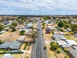 aérien vue pris de une drone à delungra, nsw, Australie photo