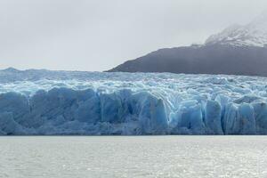 glaciaire gris Chili photo