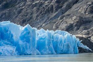 glaciaire gris Chili photo