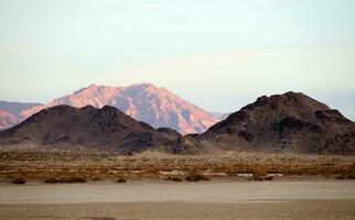 Californie désert à crépuscule photo