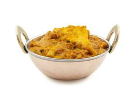Indien végétarien cuisine spécial sucré et épicé paneer pasanda ou farci paneer curry photo