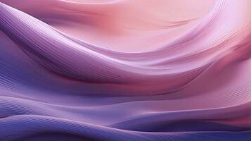 ai généré abstrait 3d image de numérique vagues dans nuances de rose et violet. ai généré photo