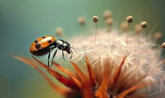 ai généré liberté macro la photographie. ai généré photo