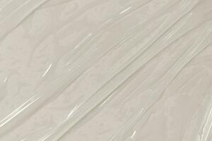 Plastique transparent cellophane sac sur blanc Contexte. blanc Plastique film emballage texture Contexte. blanc Plastique sac texture photo