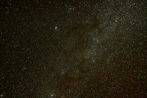 le laiteux façon et le étoiles dans le nuit ciel photo