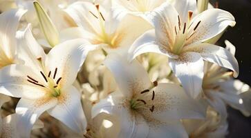 ai généré élégant fleur Contexte photo