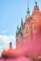 ville salle de Hambourg dans été photo