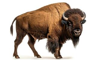 ai généré réaliste bison clipart photo