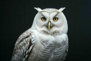 ai généré hibou. pro photo