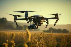 ai généré une professionnel drone capturer aérien métrage photo