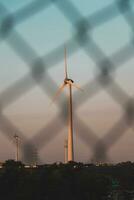 vent Puissance à renforcer durabilité et vert énergie dans le Pays-Bas. tournant vent dans énergie. amsterdam, Pays-Bas photo