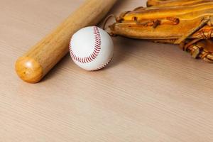 fond d'équipement de baseball photo