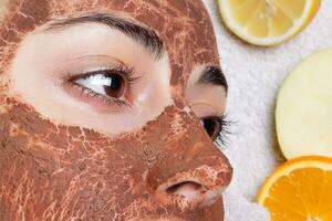 Naturel fait maison fruit faciale masques photo