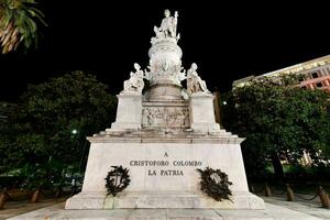 christophe Colomb monument - Gênes, Italie photo