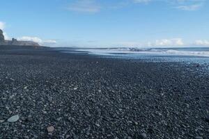 image de reynisfjara plage dans Islande photo