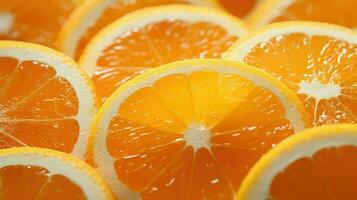 ai généré acidulé Orange bonbons nourriture photo