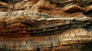 ai généré rochers mesa collines paysage photo