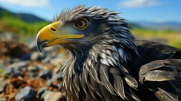 ai généré Aigle oiseau galapagos la nature animal faune photo