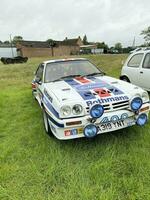 malpas dans Cheshire dans le Royaume-Uni sur 14 juillet 2023. une vue de une classique voiture . photo