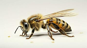 ai généré hyper réaliste des illustrations de abeille photo