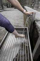 lave-pieds sur la plage photo