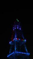 le les limbes la tour à nuit. gorontalo régence icône photo