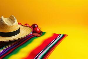 ai généré mexicain nourriture et mexicain culture concept photo