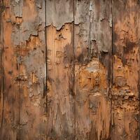 ai généré vieilli et écaillage en bois porte texture photo