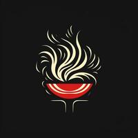 ai généré une tribal ramen logo. génératif ai photo