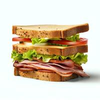 ai généré sandwich réel photo photoréaliste Stock la photographie