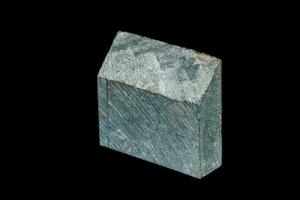 macro pierre néphrite minéral sur noir Contexte photo
