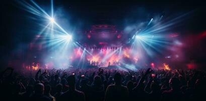 ai généré musique, vie nocturne, concert photo