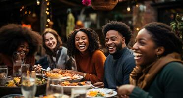 ai généré le meilleur façon à garder votre action de grâces traditions photo